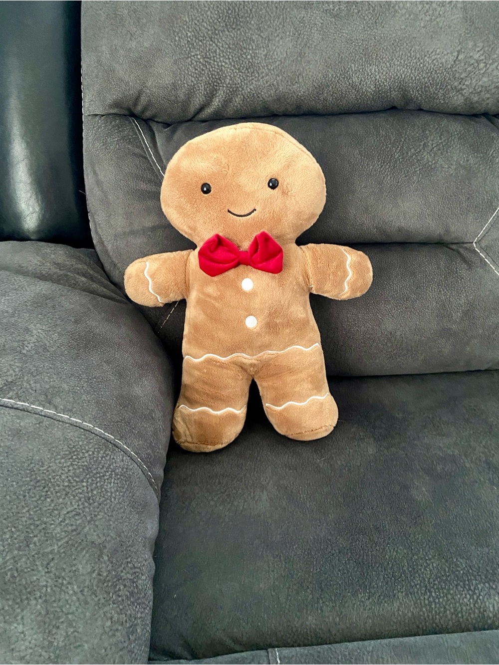 Gingerbread man Pillow Holiday Christmas Decorative Pillow - Picture 12 of 12